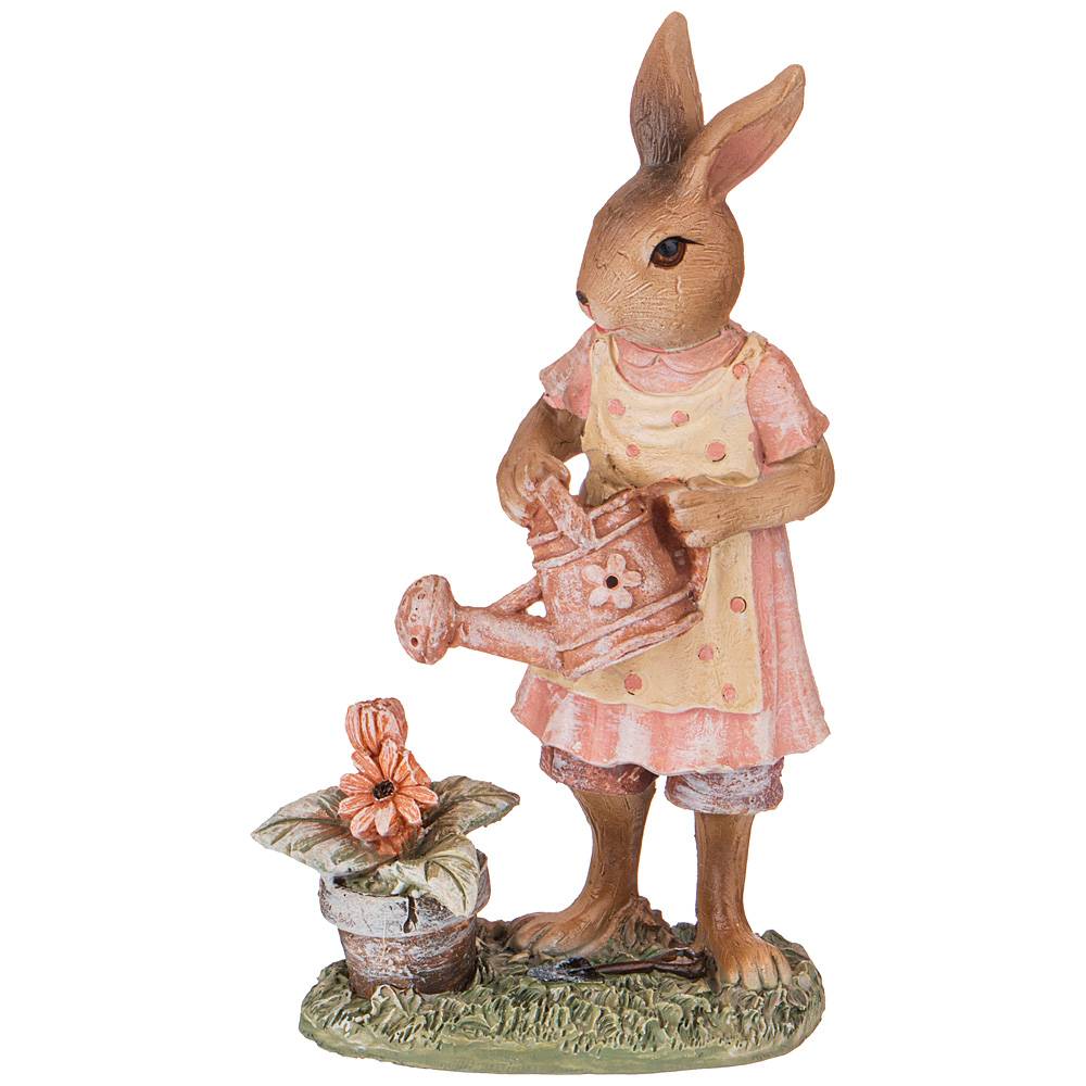 фигурка крольчиха 9х6,5х16 см серия country life 162-895
