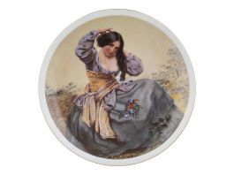 тарелка декоративная диаметр 20 см 606-759