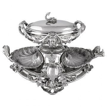 горка 2-х ярусная для сервировки стола 61х56х39 см 876-029
