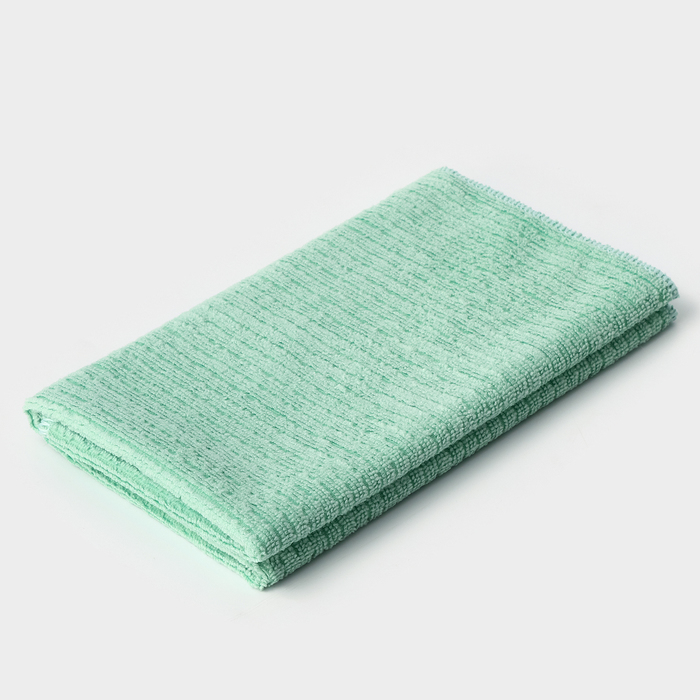 Тряпка для пола Доляна, 220 г/м?, 50x60 см, микрофибра, с оверлоком, цвет МИКС 9247625