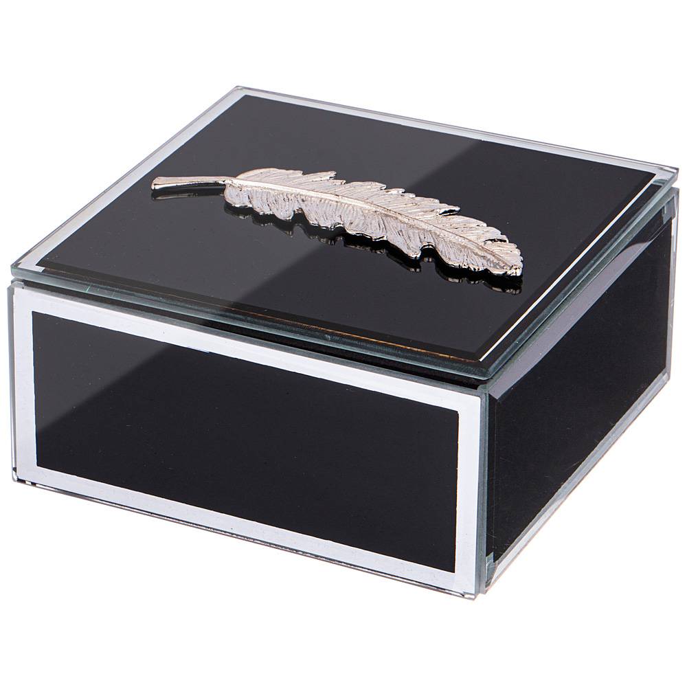 шкатулка коллекция pen цвет:чёрный 12х12х7 см 453-160