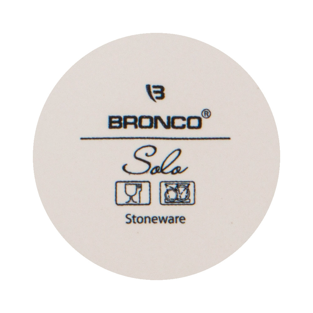 тарелка закусочная bronco solo 20,5 см бежевая 577-155