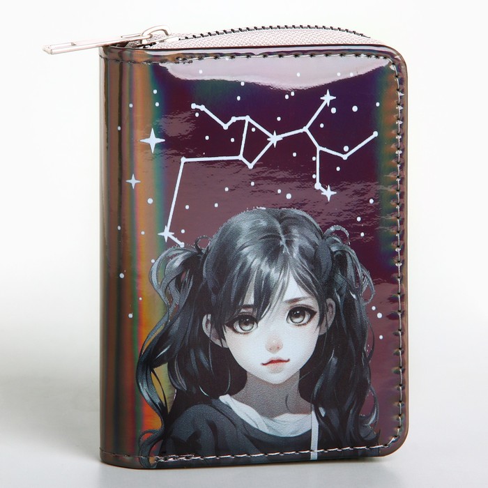 Кошелек детский с голографическим эффектом Девочка-созвездие, 12*2*9,5см 10116041
