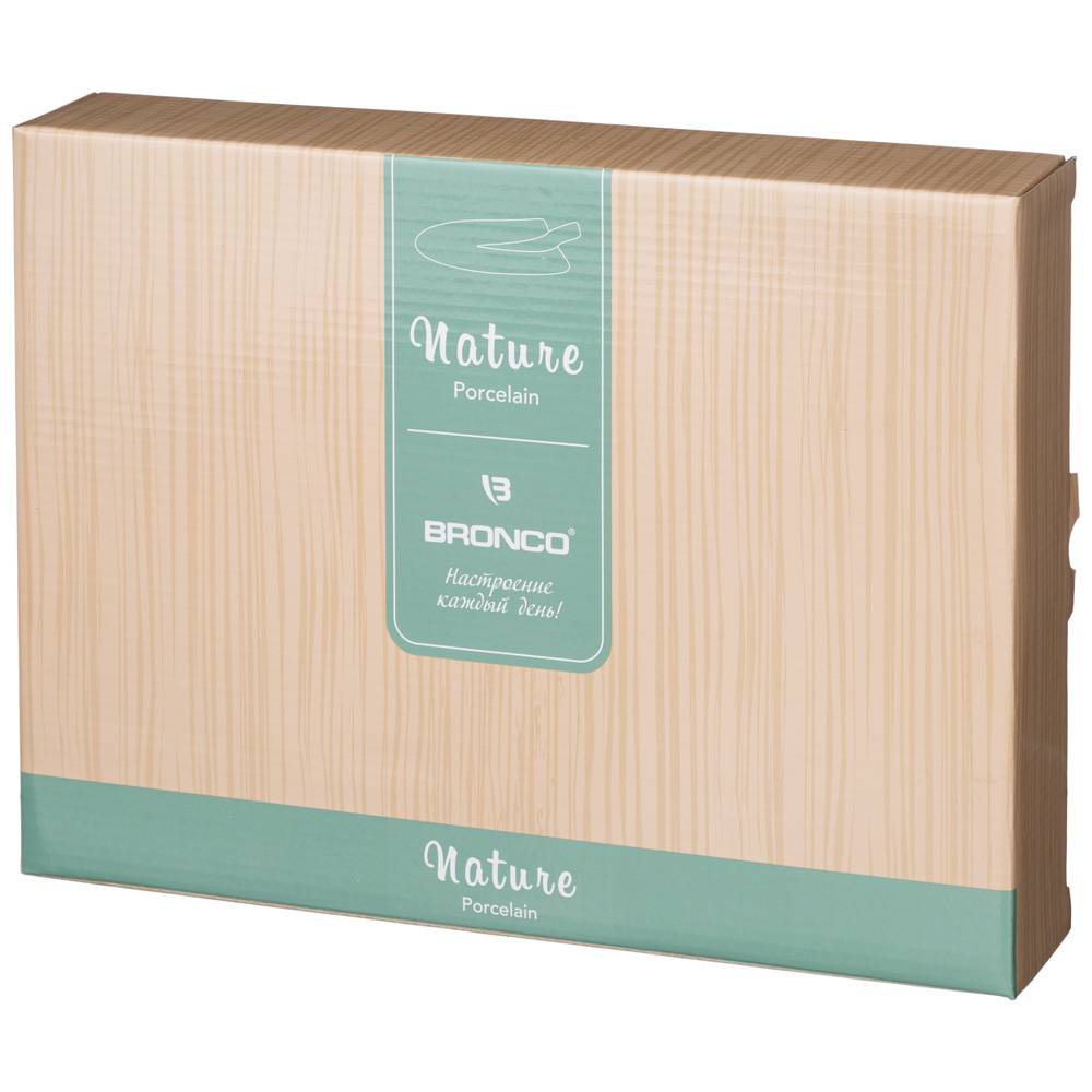 блюдо сервировочное bronco nature 29,5х22х6 см мятное 263-1128