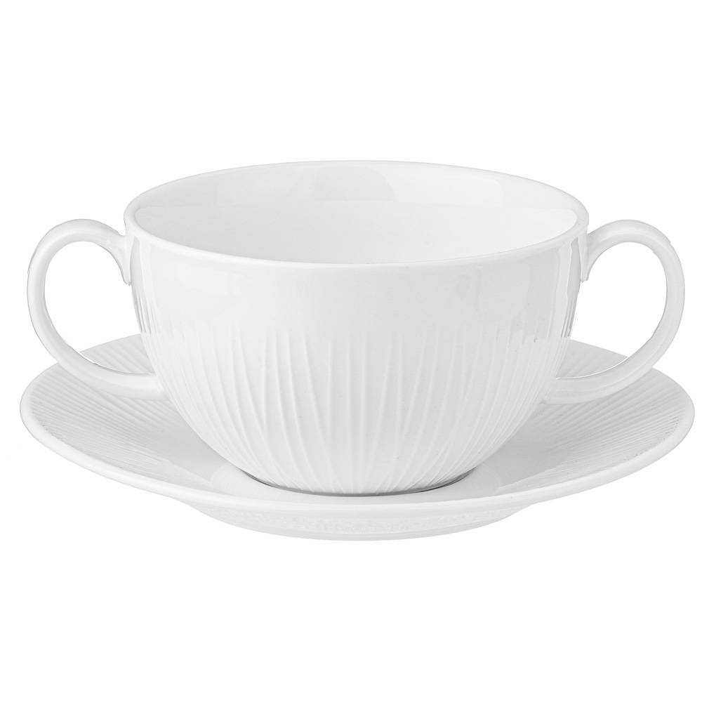 бульонница с блюдцем lefard herbal 400 мл 171-250