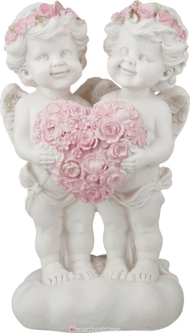 фигурка коллекция amore 11х8х19 см 390-672 статуэтки ангелов материал полистоун производства китай, купить с доставкой по низкой цене за 800 руб.