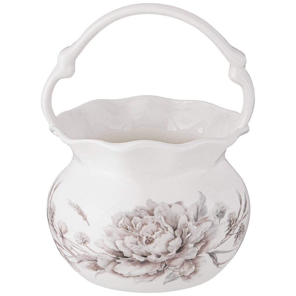 подставка под чайные ложки lefard white flower 16х10 см 415-2121