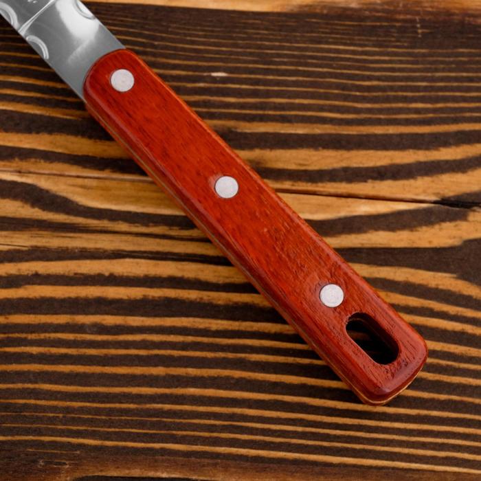 Лопатка для казана узбекская 45см, ширина 12см, с деревянной ручкой 5153828