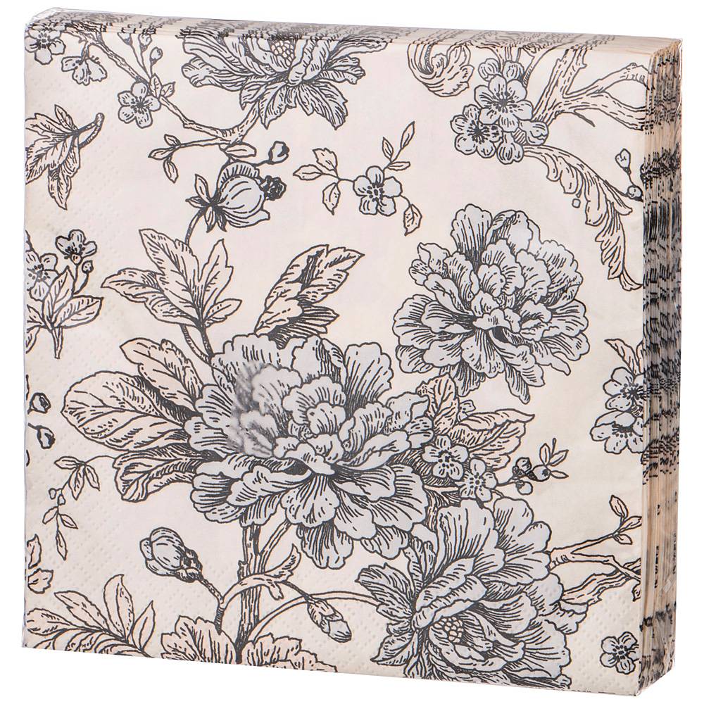 салфетки бумажные lefard royal garden 33х33см, 3слоя, 20шт 588-017