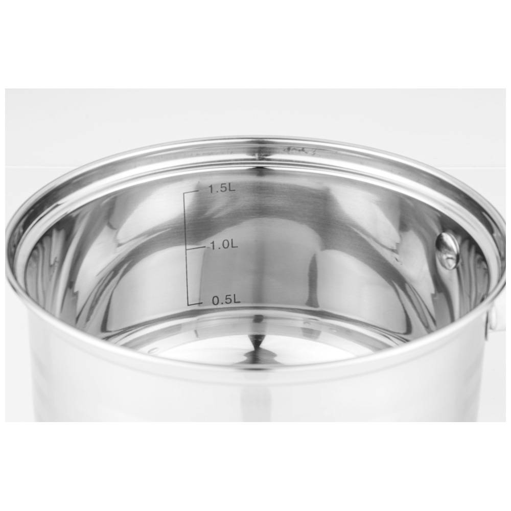 ковш agness со стекл.крышкой серия classic 1,7 л. 16х9,5 см 937-415