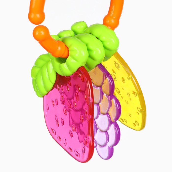 Прорезыватель силиконовый «Ягодки на кольце», Крошка Я 2849283