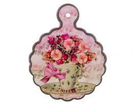 подставка под горячее весенние цветы 18х23х1 см 495-2008