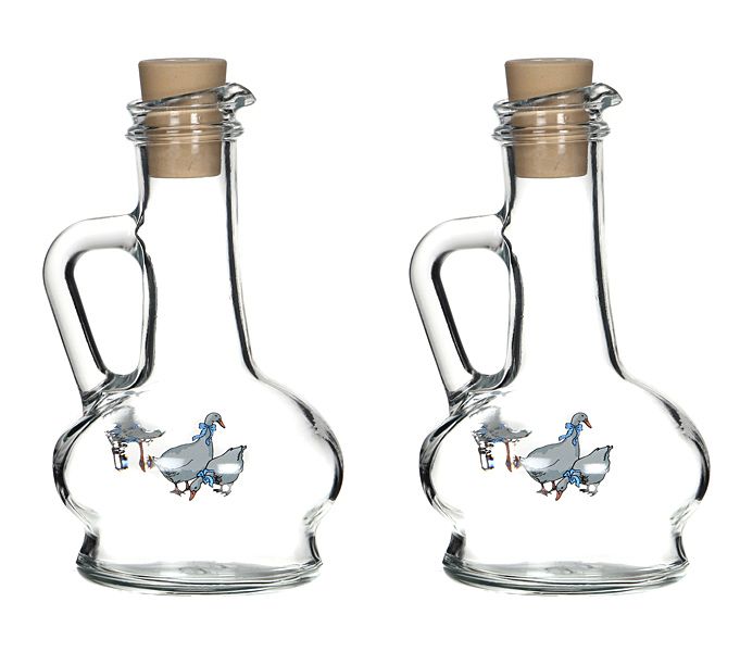 набор графинов для масла из 2 шт гуси 260 мл 381-562