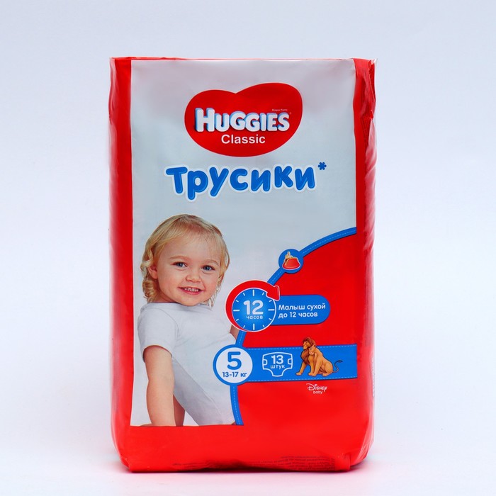 Трусики-подгузники Huggies Classic 5 (13-17кг) 13 шт. 7516258