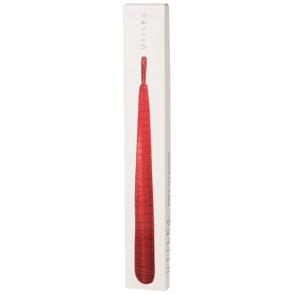 ложка для обуви кожаная 5х50 см цвет темно-красный 323-041