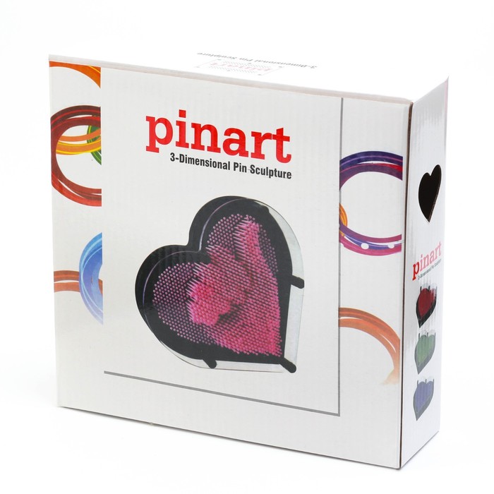 Игрушка антистресс PinART, экспресс скульптор 3d, сердце, 22.5 х 5.5 х 21 см 9382094