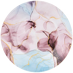 Тарелки, тарелка обеденная коллекция marble 25 см 198-236