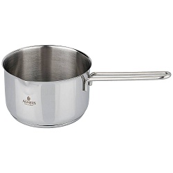 Ковши, ковш agness монблан 16х10см, 2 л, нерж сталь индукционное дно 936-116