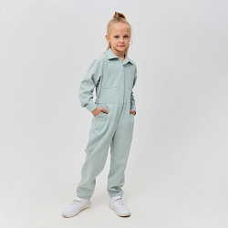 Комбинезон для девочки MINAKU: Casual collection KIDS цвет мятный, рост 158, Комбинезон для девочки MINAKU: Casual collection KIDS цвет мятный, рост 158 7763238