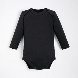 Боди с дл.рукавом Крошка, Я BASIC LINE, рост 80-86 см, черный, Боди с дл.рукавом Крошка, Я BASIC LINE, рост 80-86 см, черный 9615556