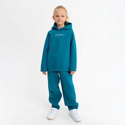 Костюм детский (худи, брюки) MINAKU: Basic Line KIDS, oversize, цвет изумруд, рост 146, Костюм детский (худи, брюки) MINAKU: Basic Line KIDS, oversize, цвет изумруд, рост 146 7810244