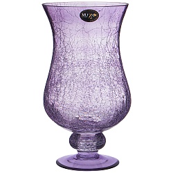Вазы, ваза amfora cracle blue высота 31см 380-648
