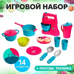 Игровой набор «Кухня», миксер, с аксессуарами, Игровой набор «Кухня», миксер, с аксессуарами 9669928