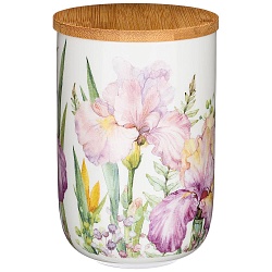 Банки для хранения продуктов, банка с дер.крышкой lefard iris 15 см 1000 мл 410-143