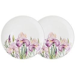 Тарелки, набор тарелок обеденных lefard irises2 шт 27 см 410-147