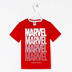 Футболка MARVEL, рост 98-104, красный, Футболка MARVEL, рост 98-104, красный 7151428