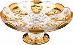 Тортовницы, тортовница на ножке lefard gold glass диаметр 27 см высота 10 см 195-131