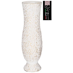 Вазы, ваза oregon tailor gold white высота 50см 316-1712