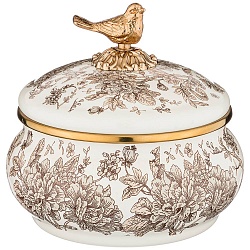 Сахарницы, сахарница agness эмалированная, серия royal garden 850mл 950-093