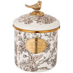 Банки для хранения продуктов, банка для сыпучих продуктов agness, серия royal garden 12 х 12см/ 1,2л 950-099