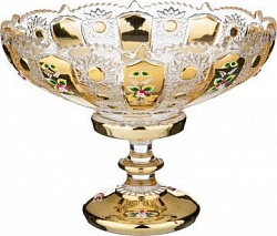 Фруктовницы и конфетницы, фруктовница на ножке lefard gold glass диаметр 30 см высота 23 см 195-107