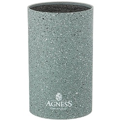Подставки для ножей, подставка для ножей agness монблан универсальная,11х18см 911-682