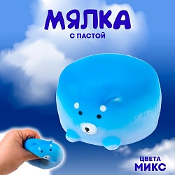 Мялка Собачка с пастой, цвета МИКС, Мялка Собачка с пастой, цвета МИКС 10243846