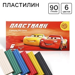 Пластилин 6 цветов 90 г «Чемпион», Тачки, Пластилин 6 цветов 90 г «Чемпион», Тачки 5059072