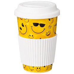 Термокружки, кружка lefard coffemania с силиконовой крышкой и ободком, 390мл 260-654