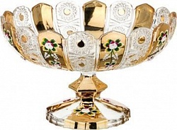 Фруктовницы и конфетницы, фруктовница на ножке lefard gold glass диаметр 30 см высота 19 см 195-108