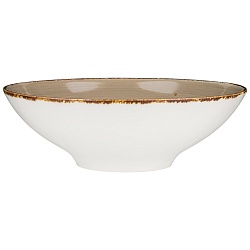 Салатники для сервировки, салатник bronco nature 500мл 16,5х5,5см серый 263-1266