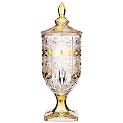 Диспенсеры и лимонадницы, диспенсер для напитков лимонадница lefard gold glass 2,6 л. 16х16 см высота 44,5 см 195-172