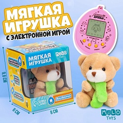 Мягкая игрушка, электронная игра «Медведь», Мягкая игрушка, электронная игра «Медведь» 10083234