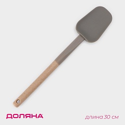 Лопатка Доляна «Стоун», силикон, 30x6,5 см, цвет серый, Лопатка Доляна «Стоун», силикон, 30x6,5 см, цвет серый 4453047
