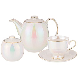 Чайные сервизы, чайный сервиз lefard pearl на 6 пер. 14 пр. 1100/350/220 мл 275-1200
