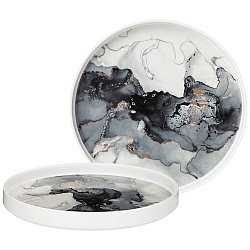 Тарелки, набор тарелок обеденных lefard moon art 2шт 25,5см 42-404