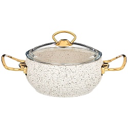 Кастрюли, кастрюля с антипригар. покрытием granite, серия mercury, 18х8 см, 1,8л, pfoa free 953-011