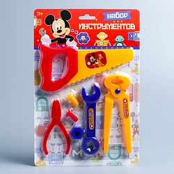 Набор инструментов «Mickey» Микки Маус, 7 предметов, цвет МИКС, Набор инструментов «Mickey» Микки Маус, 7 предметов, цвет МИКС 4172079