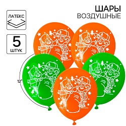 Шар воздушный Праздник, 12 дюйм, латексный, 5 штук, Гравити Фолз, Шар воздушный Праздник, 12 дюйм, латексный, 5 штук, Гравити Фолз 9109990