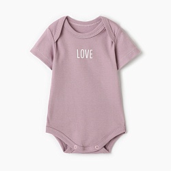 Боди для девочки Крошка Я, BASIC LINE, рост 62-68 см, цвет розовый, Боди для девочки Крошка Я, BASIC LINE, рост 62-68 см, цвет розовый 9235858